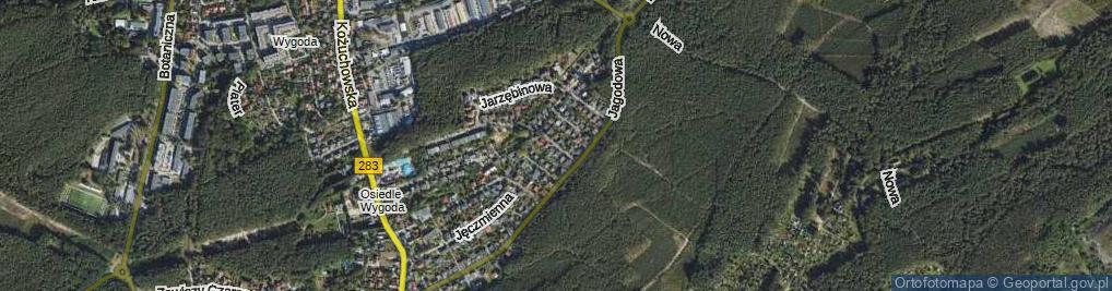 Zdjęcie satelitarne Rzepakowa ul.